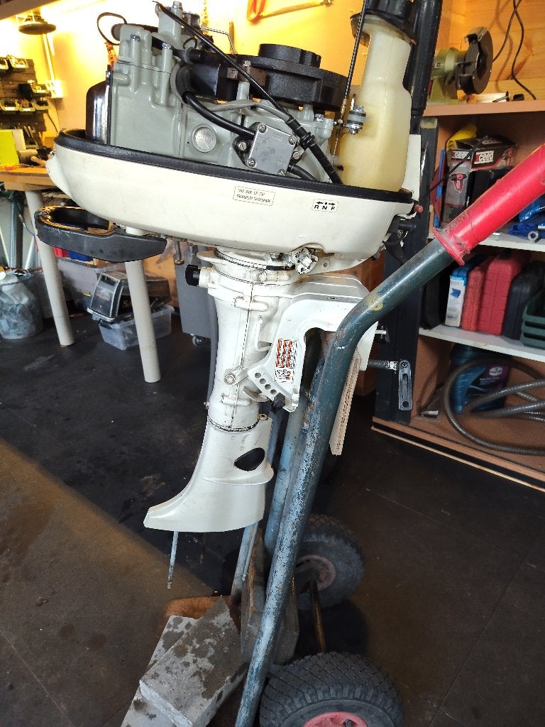 Johnson 5pk 4takt suzuki buitenboordmotor onderdelen DF4 DF5, Ophalen, Gebruikt, Motor en Techniek
