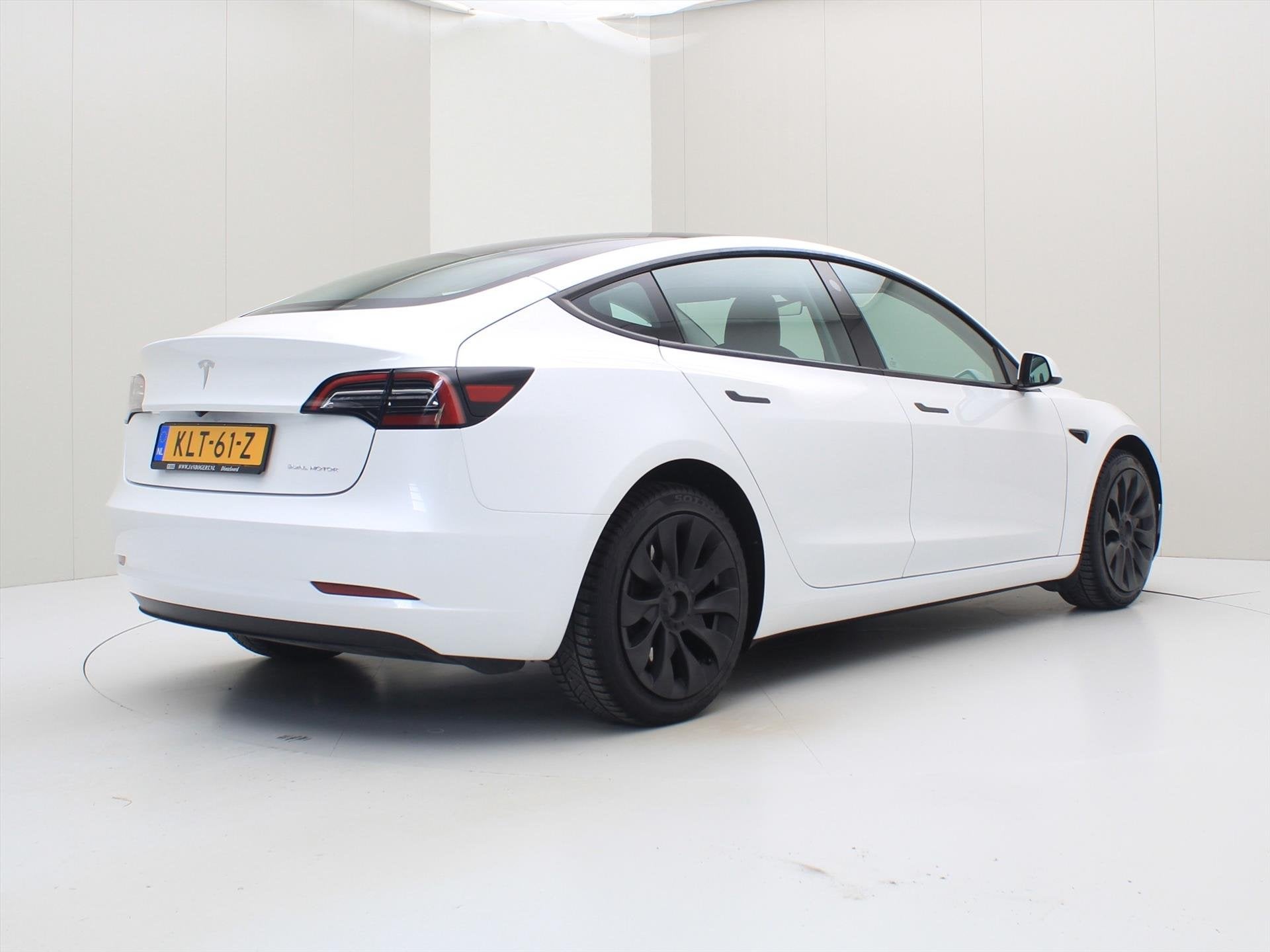 Tesla Model 3 Long-Range AWD 351pk 75 kWh UPGRADE 94,4% SoH, Auto's, Automaat, Gebruikt, Zwart, 351 pk