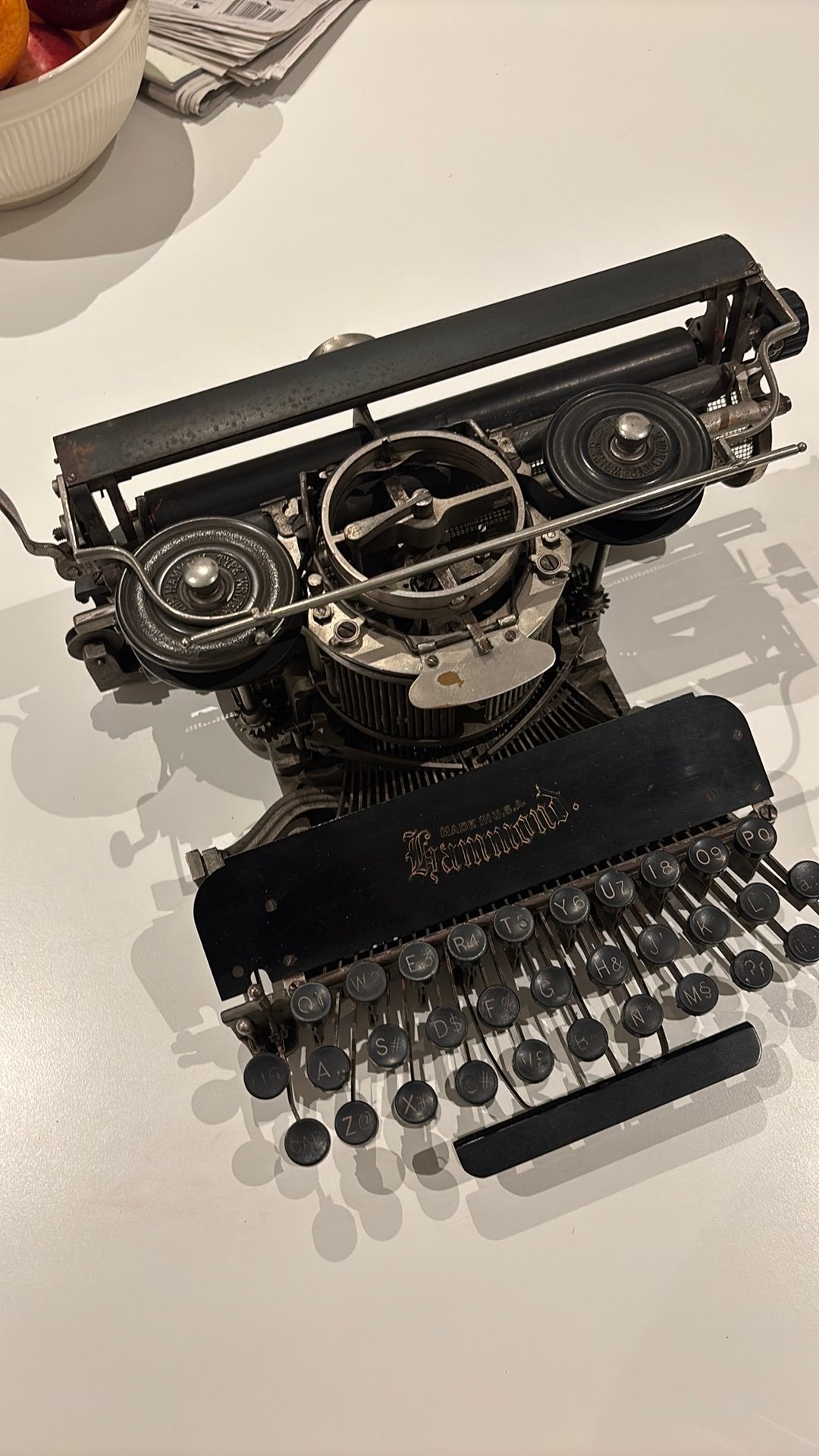 Typemachine Hammond, Ophalen of Verzenden, Zo goed als nieuw