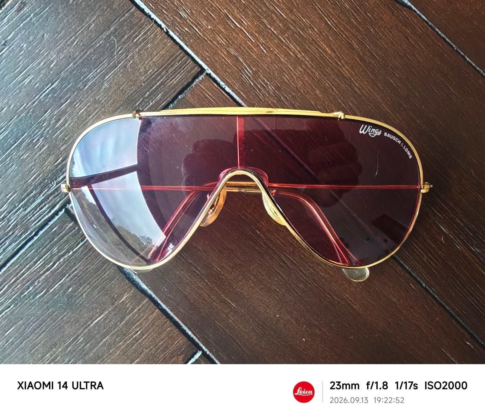 Zeldzame Ray-Ban Wings Zonnebril met Roze Glazen, Zonnebril, Ophalen of Verzenden, Zo goed als nieuw, Ray-Ban