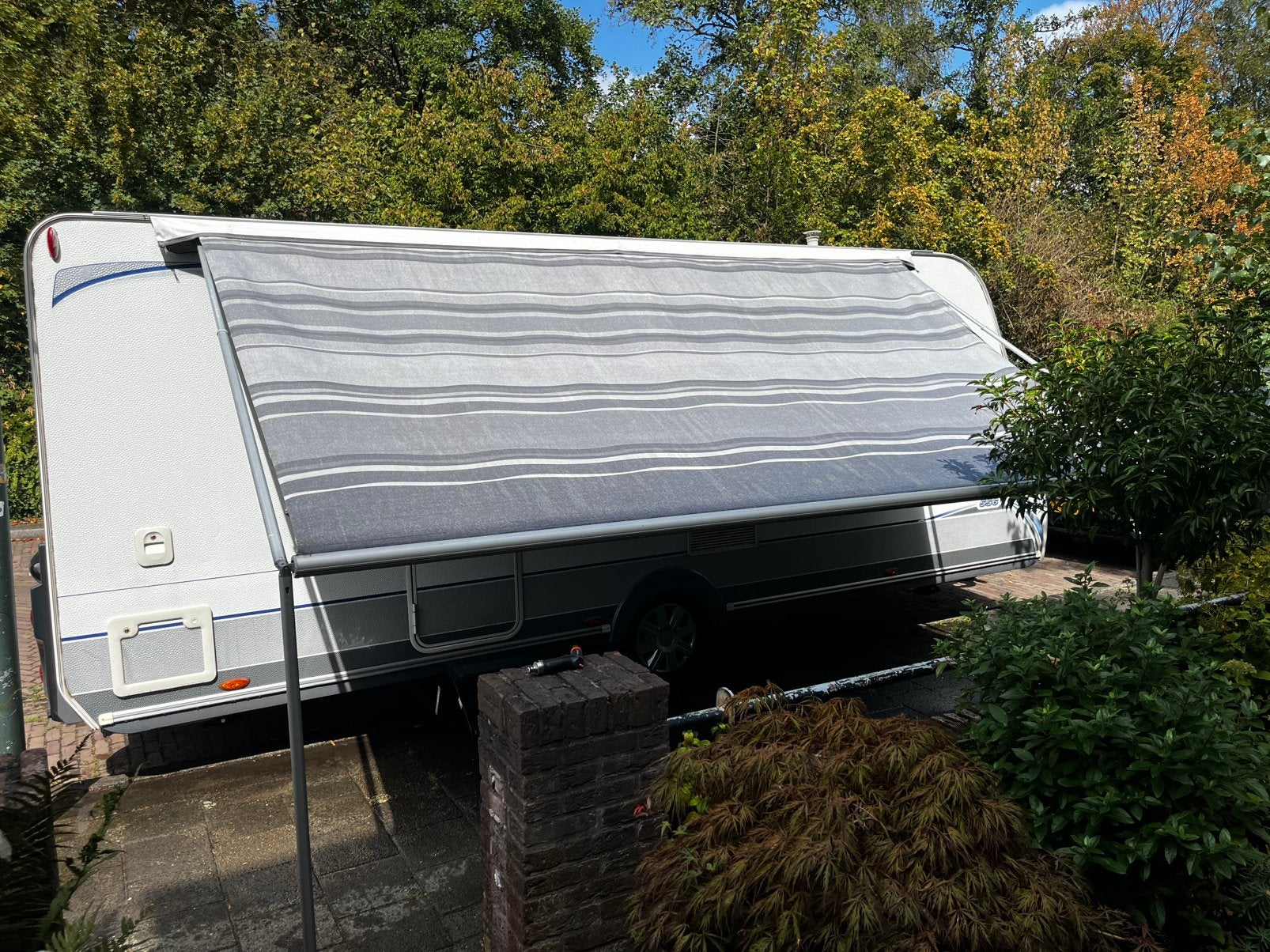 Fiamma caravanstore 013 zakluifel deluxe 410 incl voortent., Caravans en Kamperen, Caravan accessoires, Ophalen, Gebruikt
