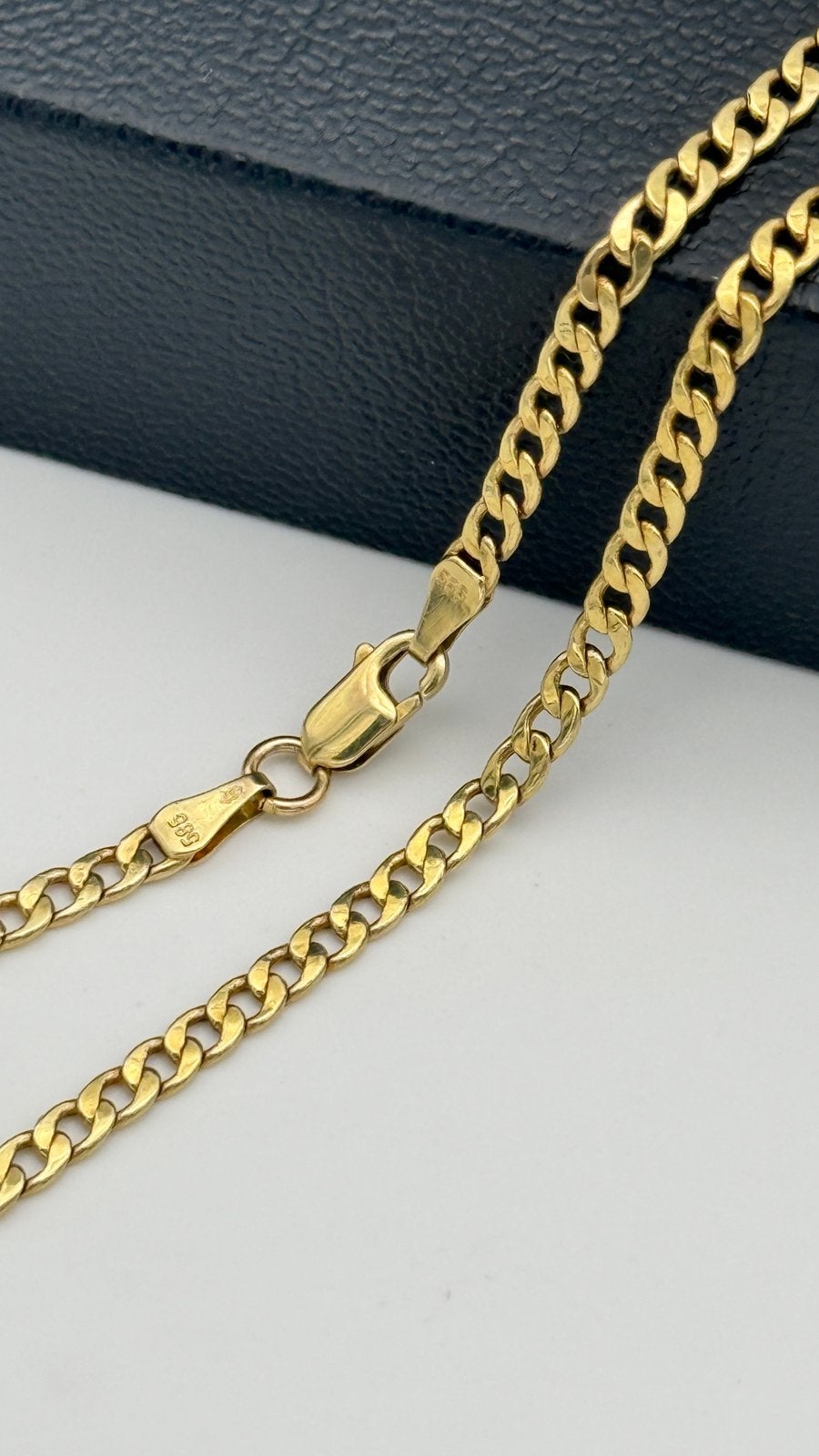 Prachtige 14 karaat goud cuban ketting 50 cm - nieuw, Nieuw, Ophalen of Verzenden, Nvt, Nvt