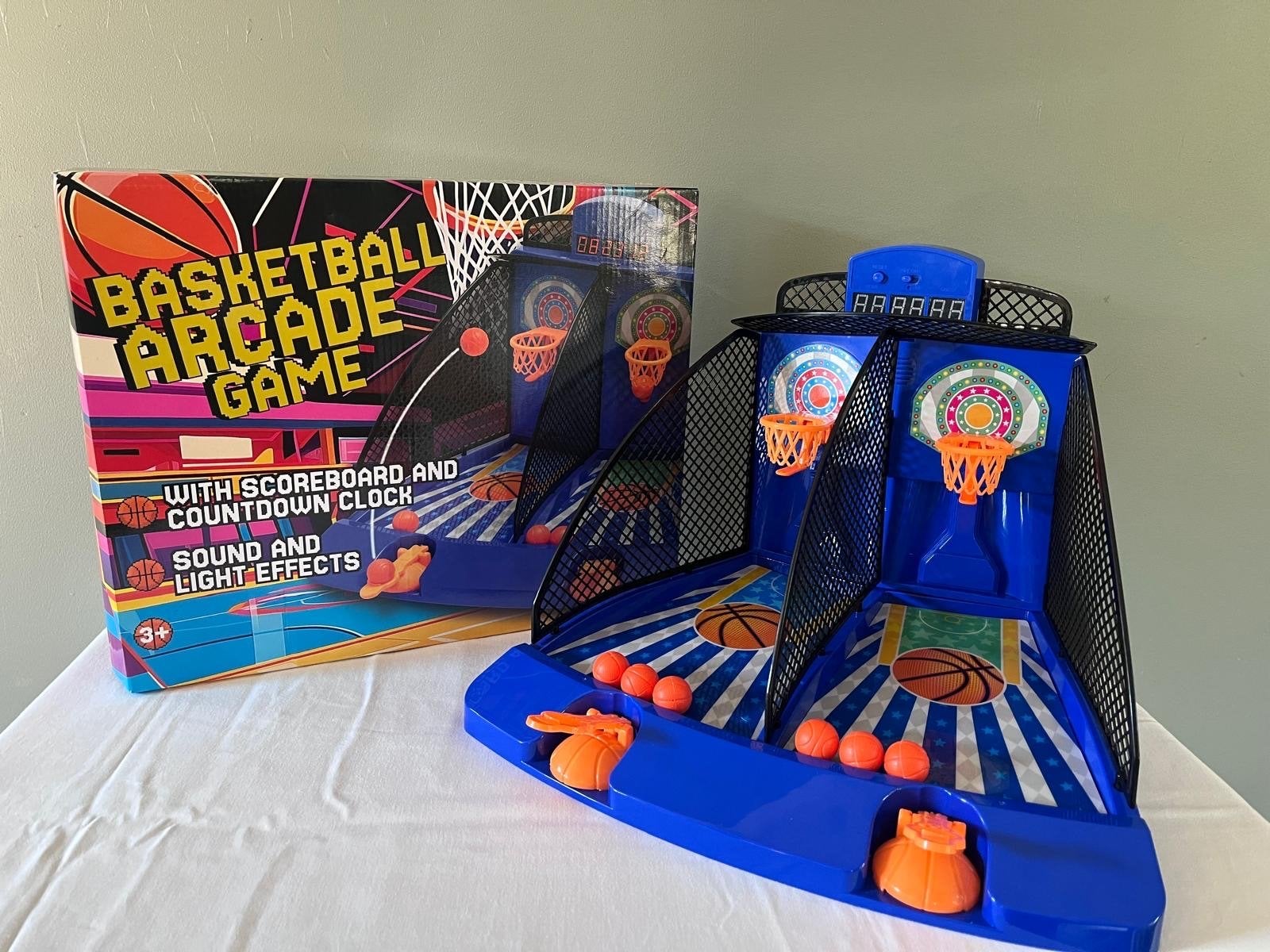 Basketbal Arcade Game met Scorebord en Geluidseffecten, Ophalen of Verzenden, Zo goed als nieuw, Jongen of Meisje