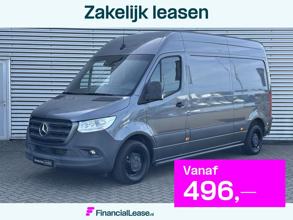 Mercedes-Benz Sprinter 214 CDI L2H2 Automaat Airco Navigatie, Stof, Gebruikt, 2000 kg, Bedrijf