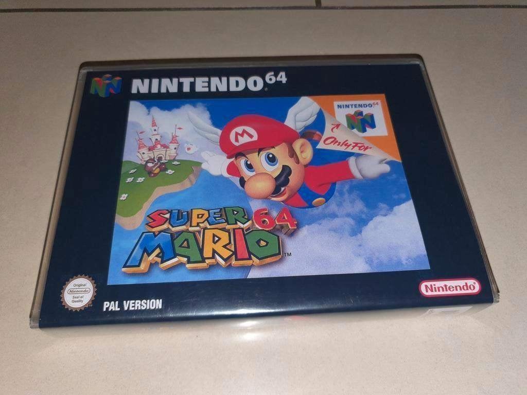 Super Mario 64 N64 Game Case, Spelcomputers en Games, Games | Nintendo 64, Zo goed als nieuw, Avontuur en Actie, 1 speler, Vanaf 3 jaar
