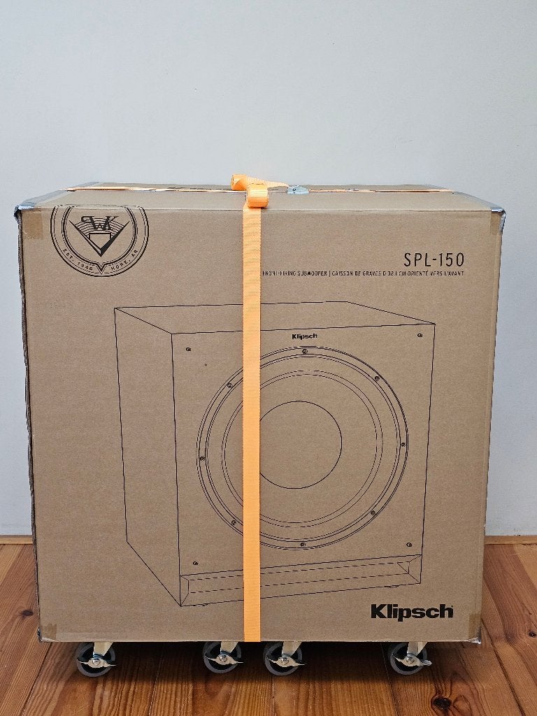 Klipsch SPL-150 Subwoofer (2025) – Inclusief  Doos, Audio, Tv en Foto, Ophalen, Zo goed als nieuw, Subwoofer, Overige merken