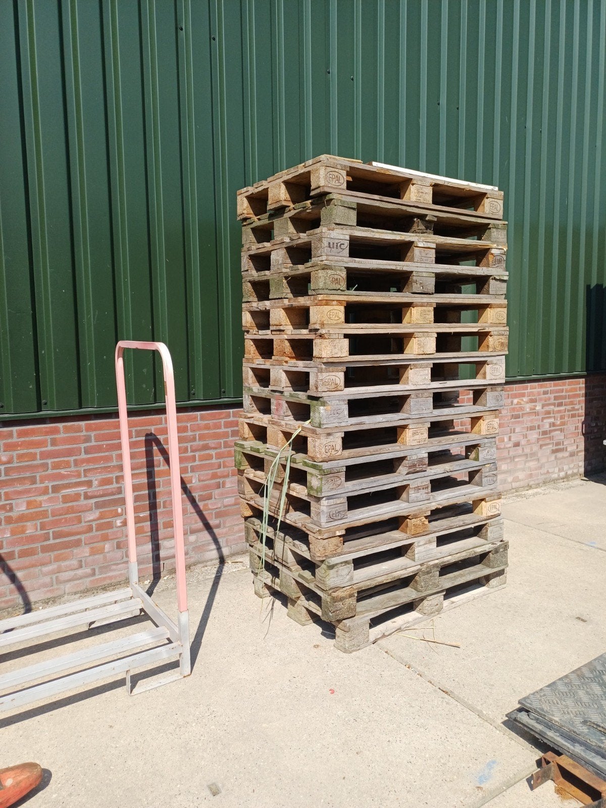 europallets 120x80 15 stuks, Ophalen, 25 tot 50 mm, Pallet, Minder dan 200 cm
