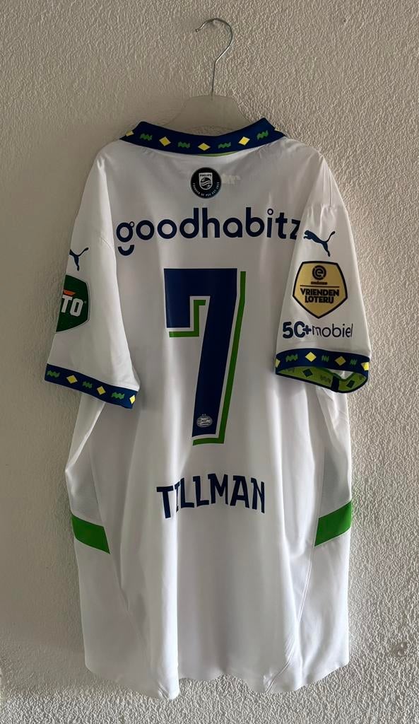 Authentic Malik Tillman PSV derde shirt 2024/2025, Ophalen of Verzenden, Zo goed als nieuw, PSV, Shirt