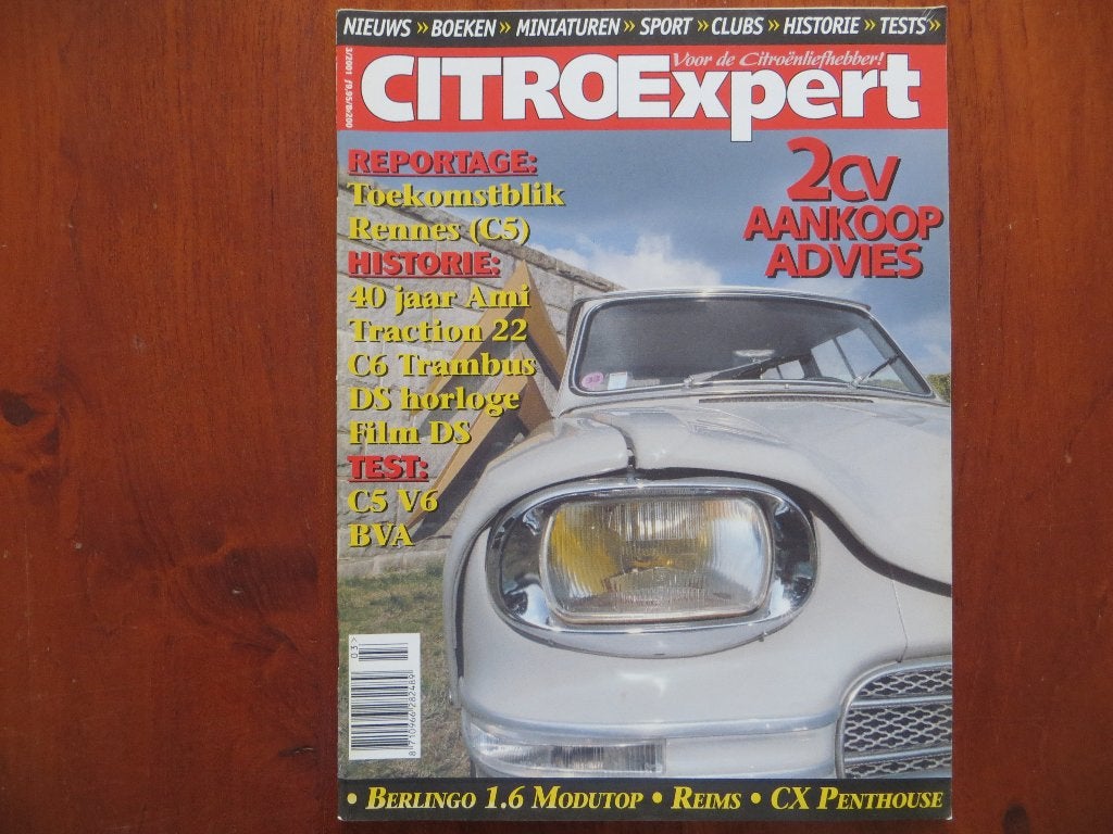 CitroExpert 3 2001 Citroën C5 V6, CX Camper, Ami 6, Berlingo, Boeken, Ophalen of Verzenden, Nieuw, Citroën