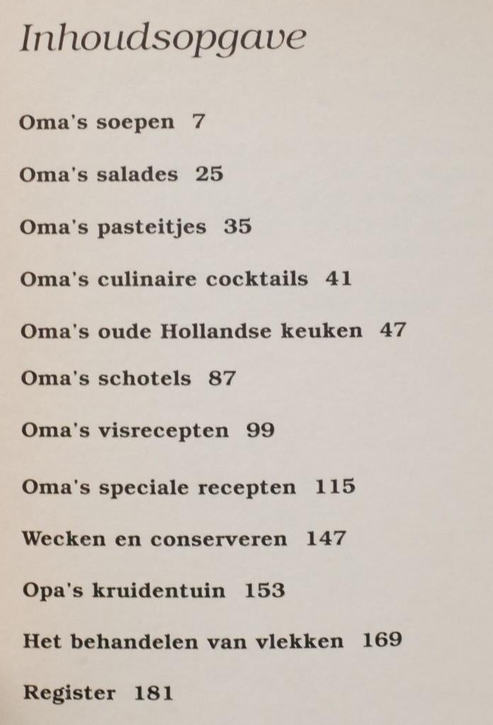 Oma's receptenboek, Verzenden, Zo goed als nieuw, Nederland en België