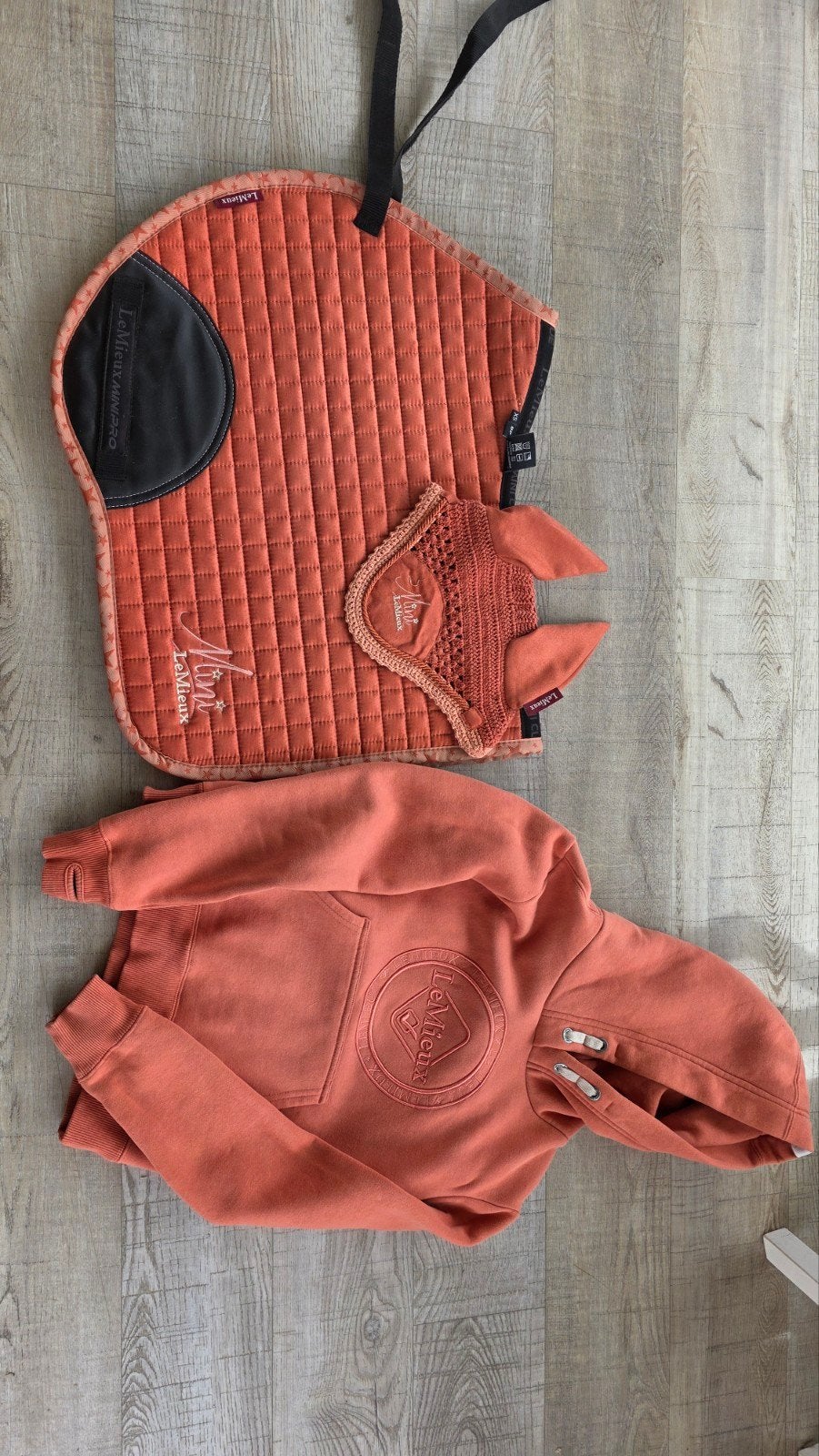Lemieux mini kleur apricot, Dieren en Toebehoren, Paarden en Pony's | Overige Paardenspullen, Ophalen of Verzenden, Zo goed als nieuw
