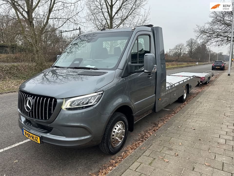 Mercedes-Benz SPRINTER 519 1.9 CDI L3 RWD met Tijhof aanhang, Automaat, Dealer onderhouden, Gebruikt, Bedrijf