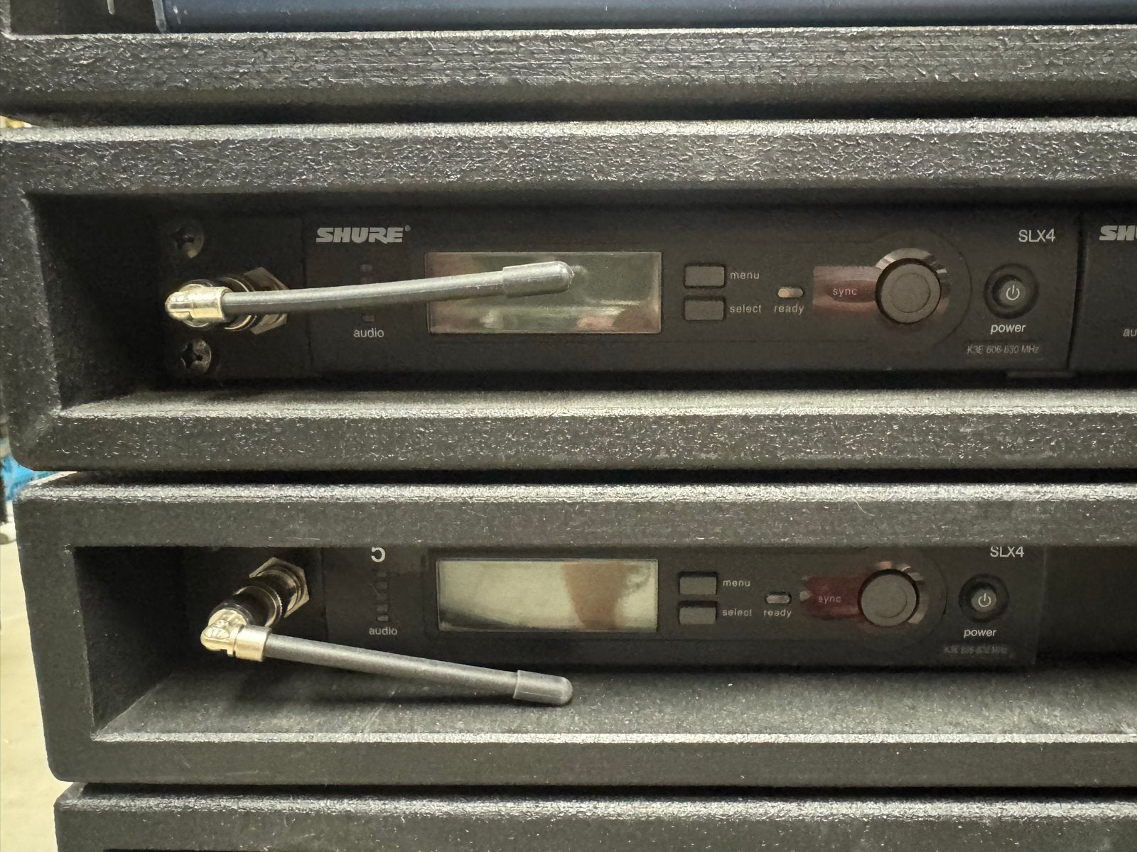 Shure SLX Draadloze set met Beltpack (k3e, 600 band), Muziek en Instrumenten, Microfoons, Ophalen, Gebruikt, Overige typen, Draadloos