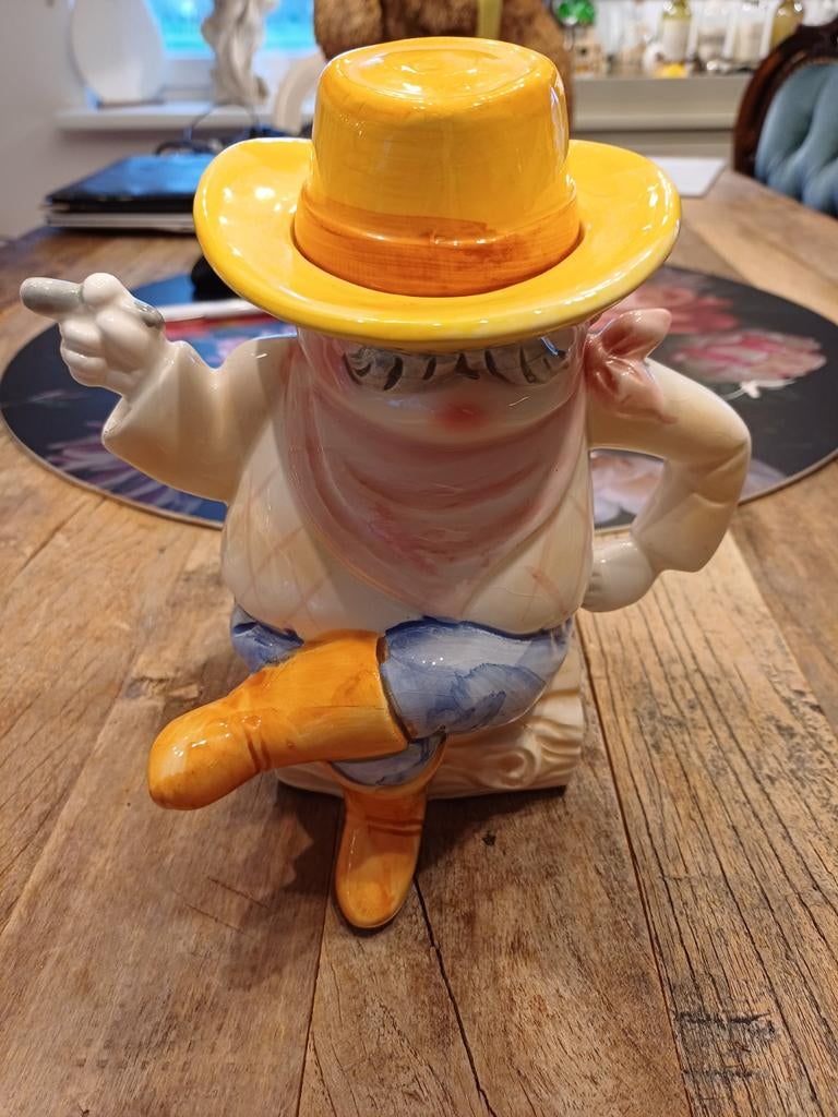 Theepot cowboy, Ophalen of Verzenden, Zo goed als nieuw