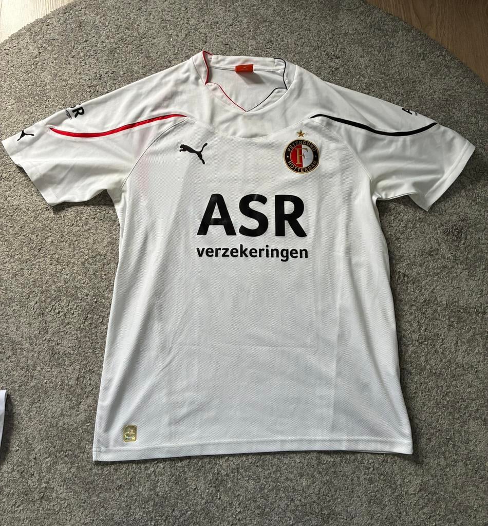 Feyenoord uitshirt 10/11 maat L, Sport en Fitness, Voetbal, Maat L, Ophalen of Verzenden, Gebruikt, Shirt