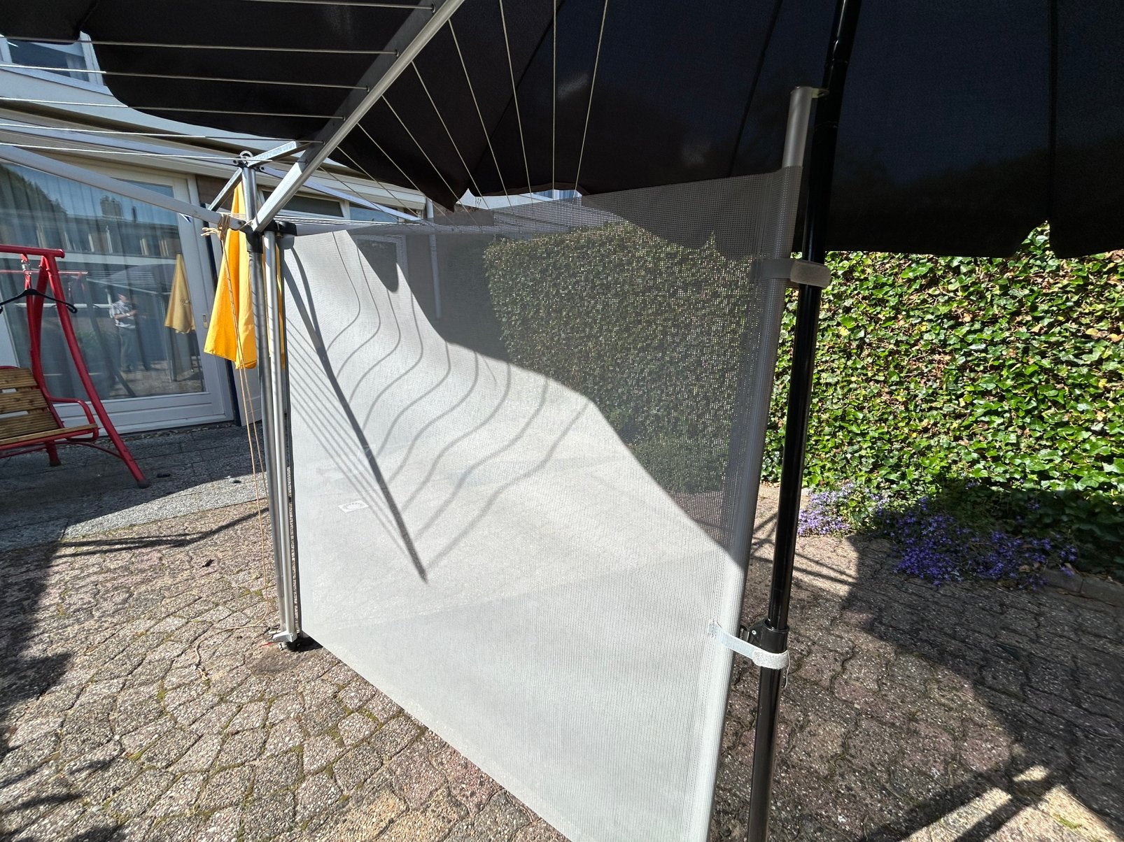 Automatisch oprolbare wind scherm, Caravans en Kamperen, Caravan accessoires, Ophalen, Gebruikt