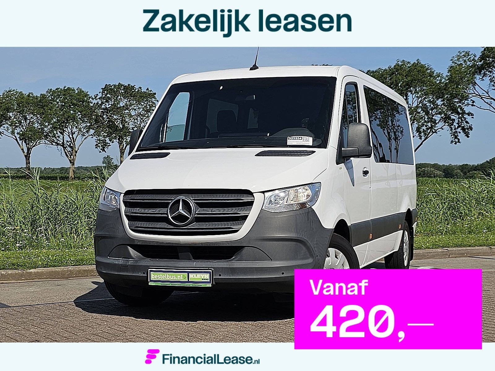 MERCEDES-BENZ SPRINTER 311 tourer 9-persoons, Gebruikt, Euro 6, Wit, Mercedes-Benz