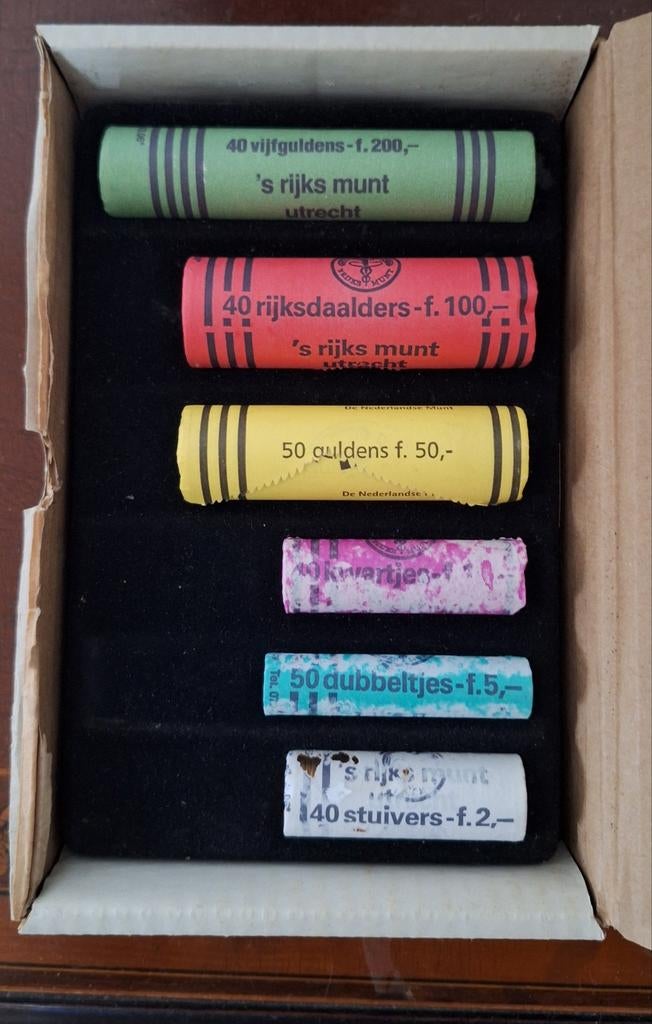Gulden muntenrol set Beatrix, Postzegels en Munten, Munten | Nederland, Ophalen of Verzenden, Setje