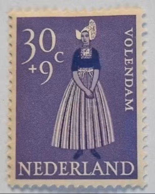 Nederland 1958 - nvph 711 - Zomerzegel  - ab1, Postzegels en Munten, Ophalen of Verzenden, Na 1940, Postfris