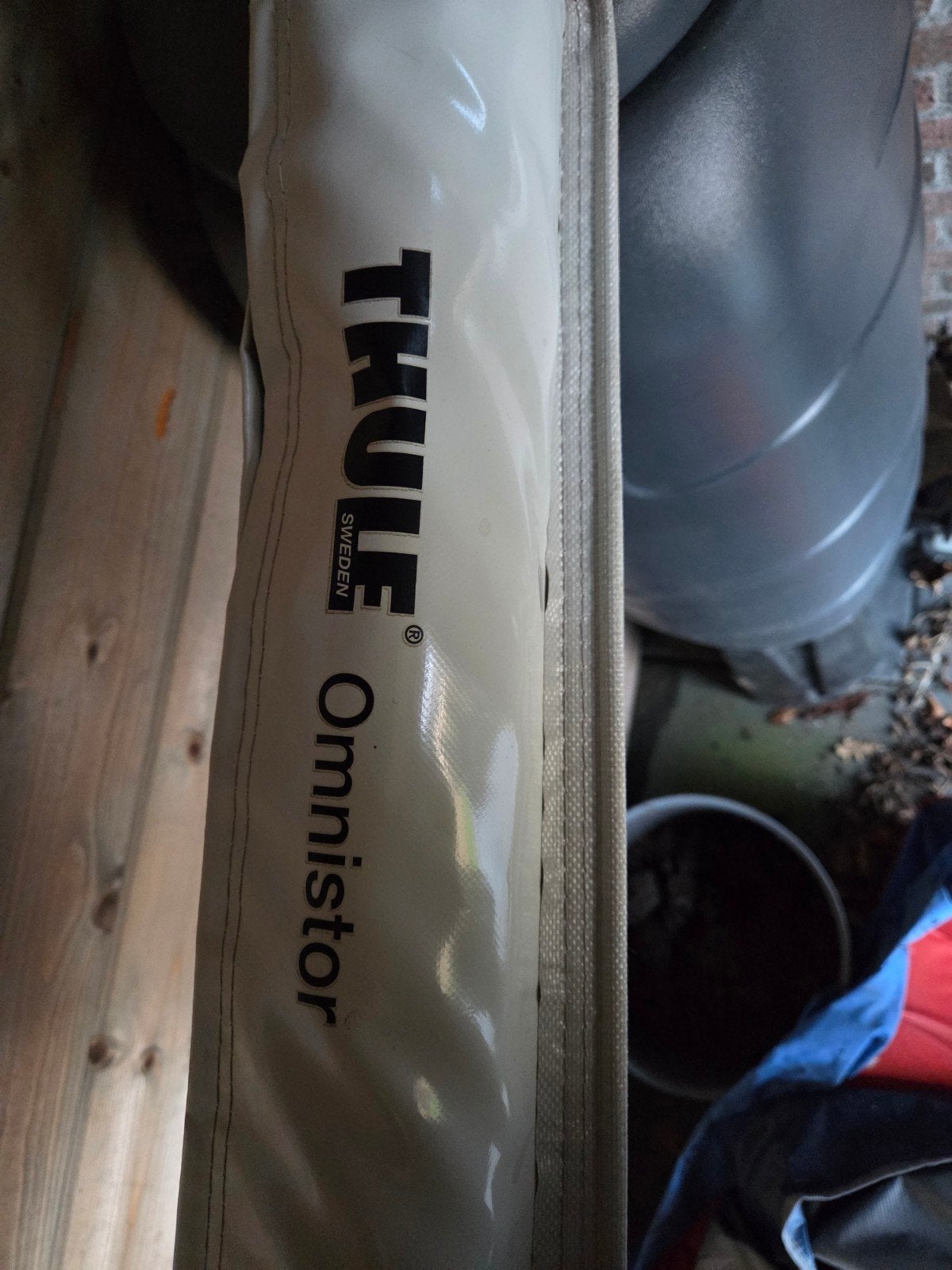 Thule zakluifel Omnistor 260 blauw/grijs z.g.a.n., Ophalen