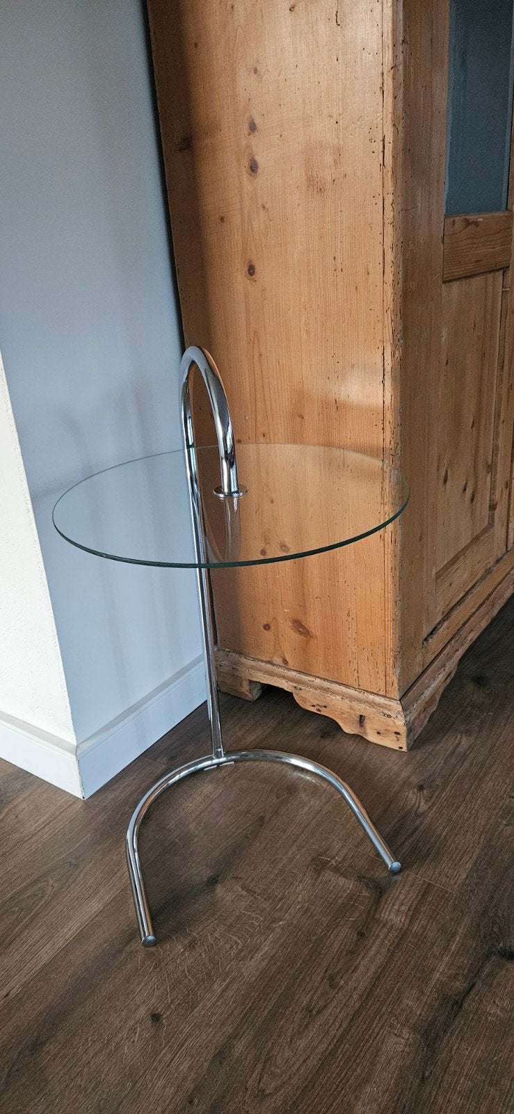 "Ry" bijzettafel, jaren 80, Ikea., 45 tot 60 cm, Minder dan 55 cm, Rond, Ophalen of Verzenden