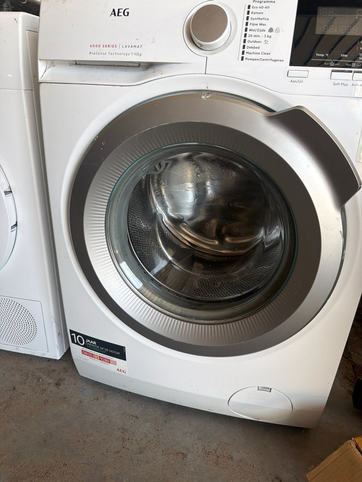 AEG Lavamat 6000 Series 10KG Wasmachine, Witgoed en Apparatuur, 1200 tot 1600 toeren, Gebruikt, 10 kg of meer, Ophalen of Verzenden