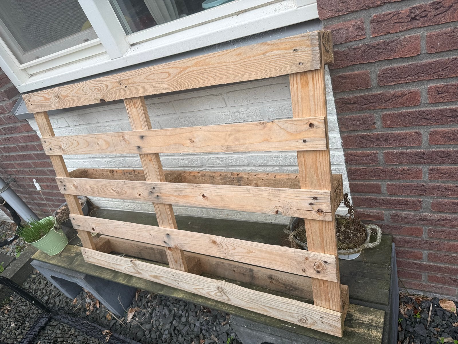 Houten pallet voor diverse doeleinden, Ophalen, Gebruikt, 180 tot 250 cm, Overige typen