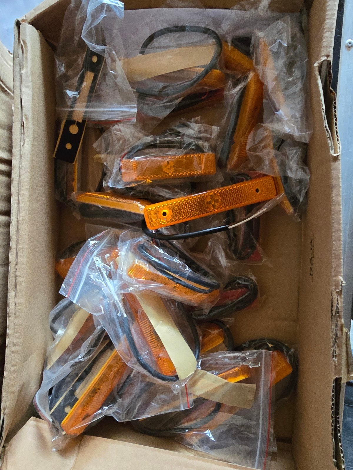 24x Nieuwe Oranje Zijmarkeringslichten Groot en Klein, Ophalen, Nieuw, Universele onderdelen