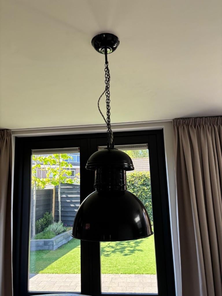 Eettafel lamp, Huis en Inrichting, Lampen | Tafellampen, Ophalen, Gebruikt, Metaal, 50 tot 75 cm