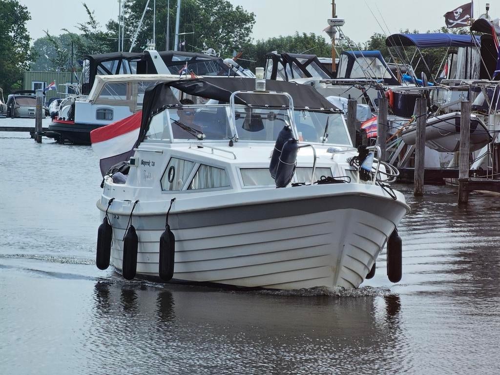 Te Koop; Skagerrak 720 met boegschroef en ligplaats Kaagdorp, Ophalen, Gebruikt, 50 pk of meer, Diesel