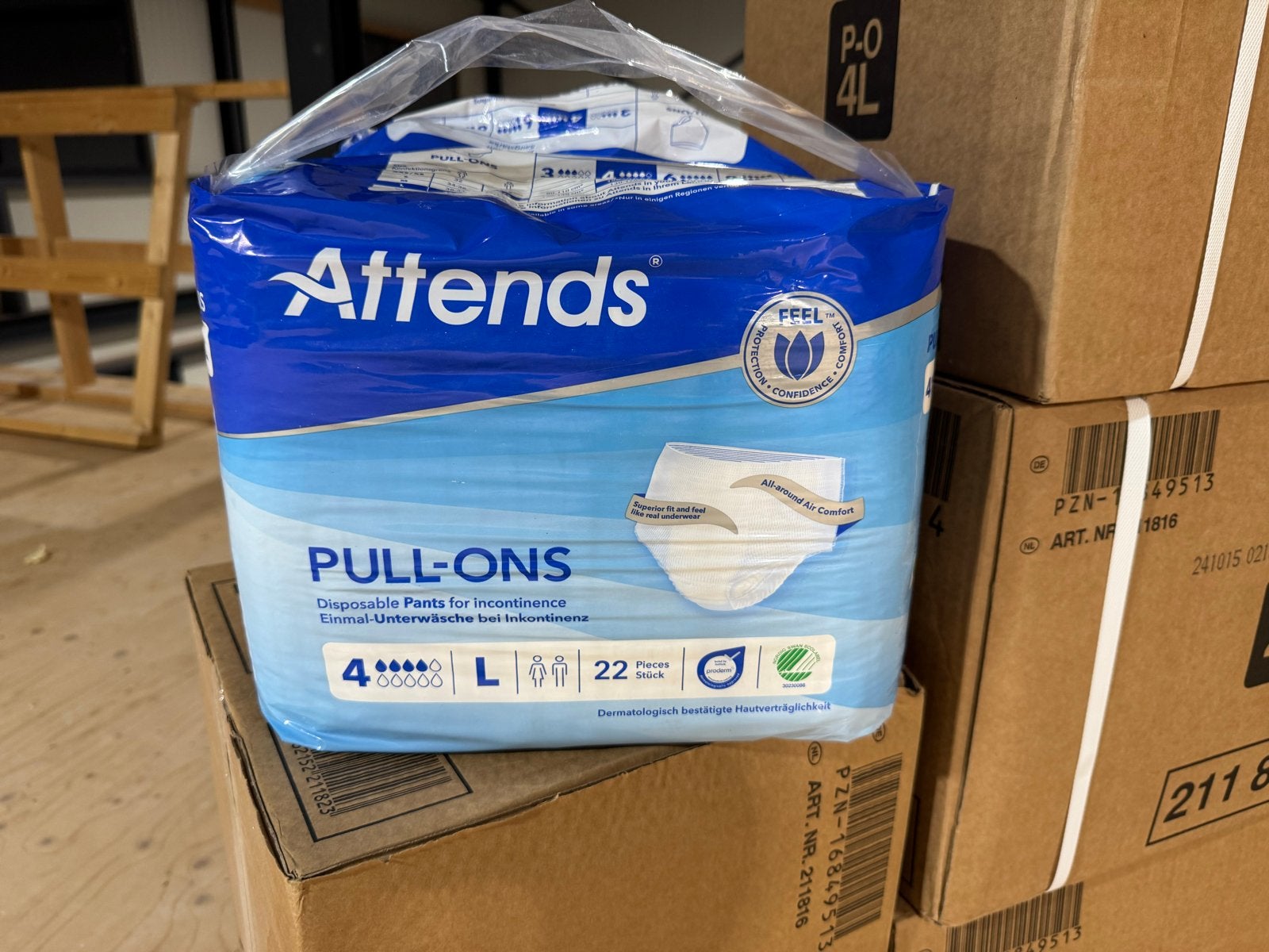 Attends Pull-Ons 4 - L (17 verpakkingen), Diversen, Ophalen of Verzenden