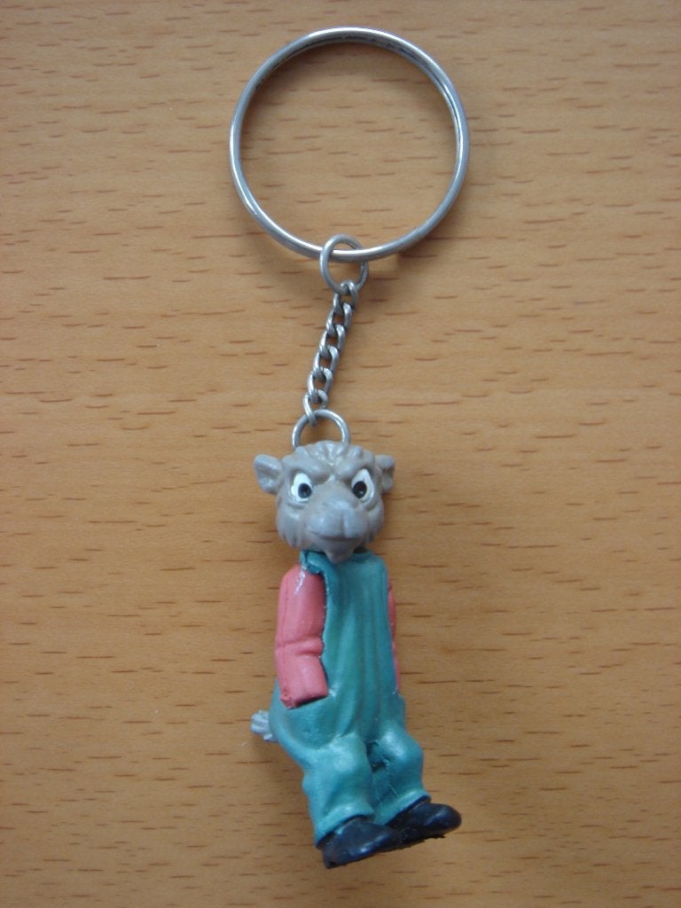 Sleutelhanger Boze Wolf Roodkapje, Ophalen of Verzenden, Gebruikt, Knuffel of Figuurtje