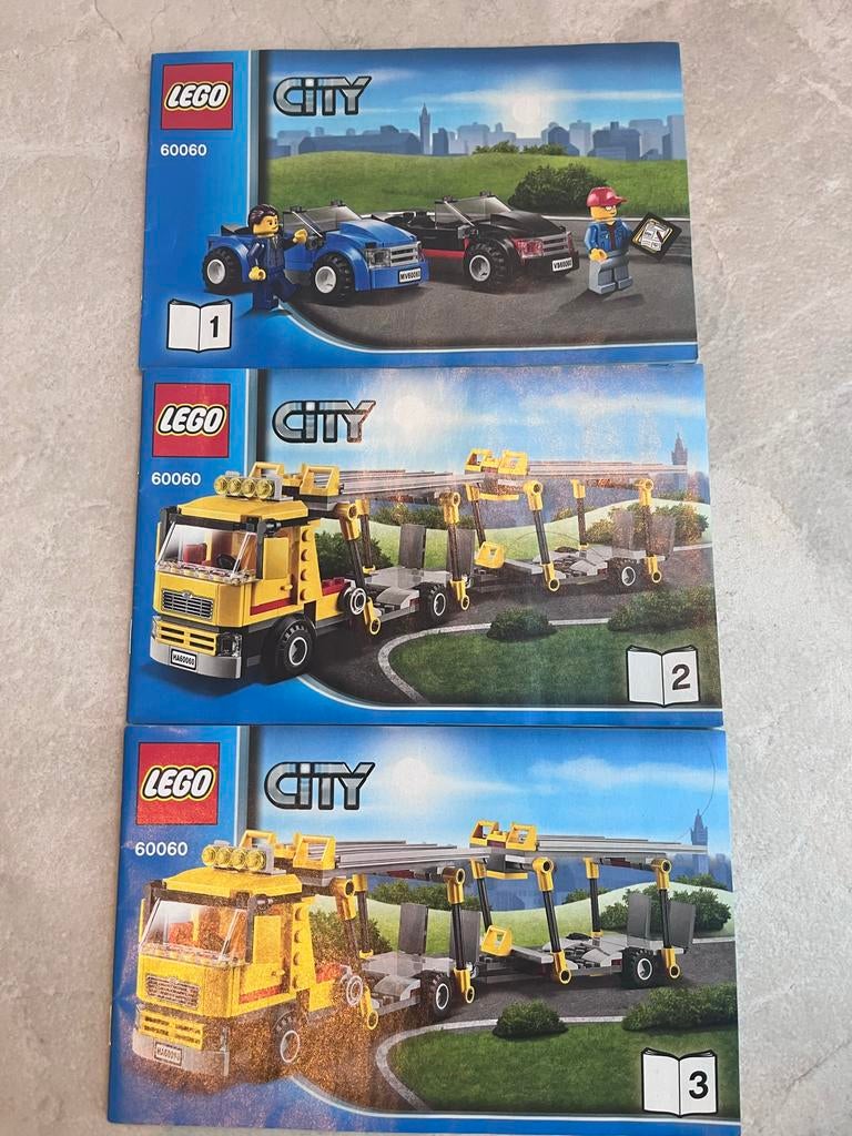 Lego City 60060 Autotransporter met sportwagens, Lego, Ophalen of Verzenden, Compleet, Complete set