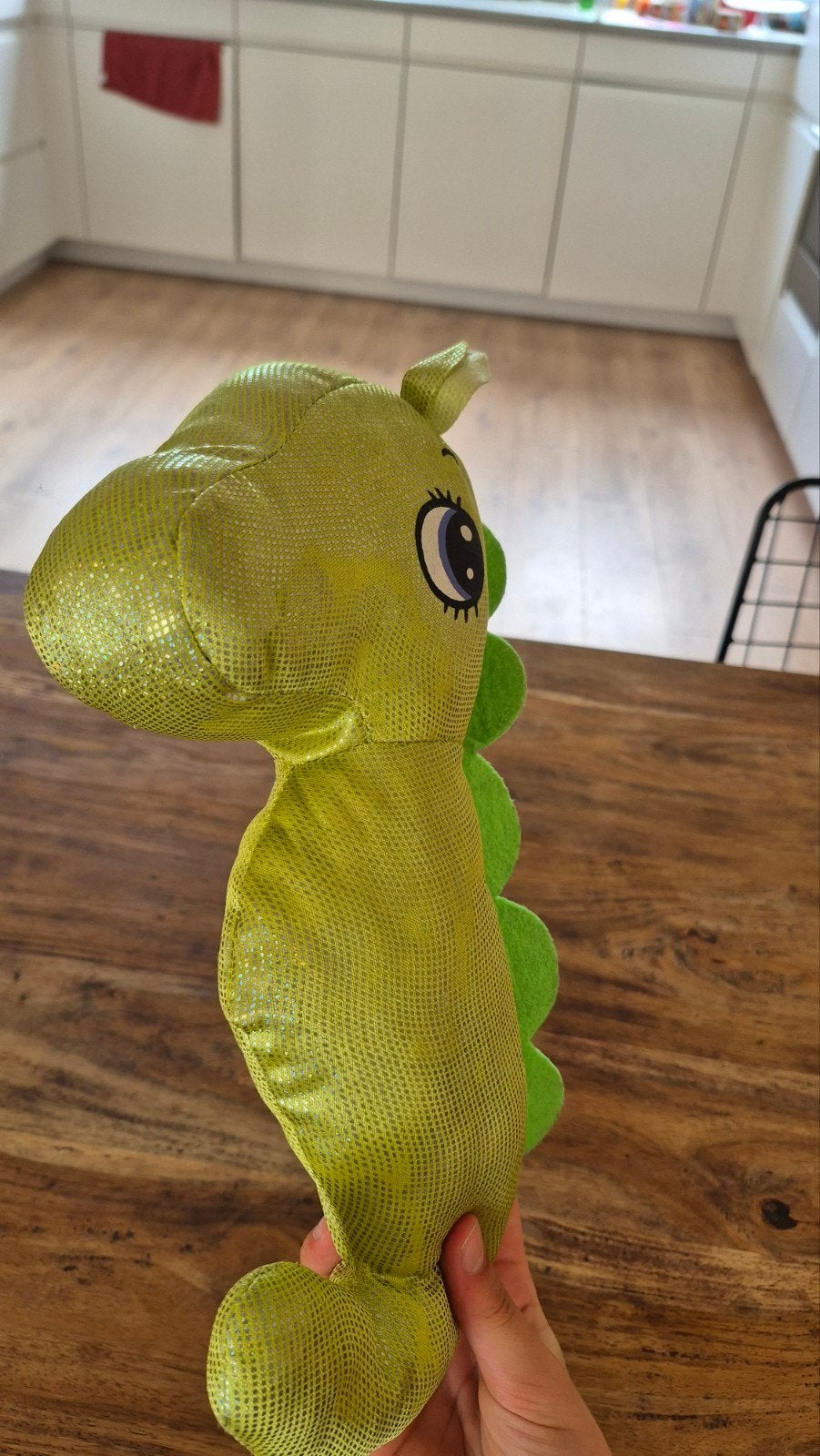 Leuke groene zeepaard knuffel, Groen, Overige merken, Overige karakters, Overige typen
