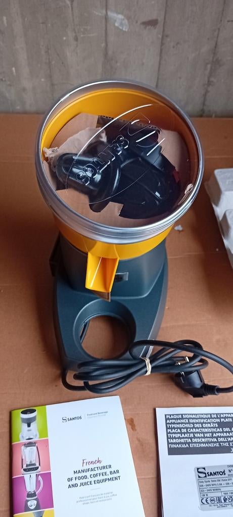 Santos Citrus/Sinaasappelpers model 11G (Nieuw), Witgoed en Apparatuur, Juicers, Ophalen of Verzenden, Nieuw, Elektrisch, Citruspers