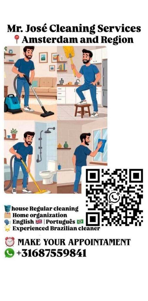 Regular house cleaning | Office cleaning | amstedam & region, Ophalen of Verzenden