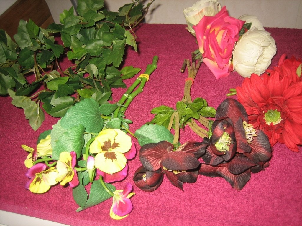 kunst bloemen, Ophalen of Verzenden, Zo goed als nieuw, Kunstbloem