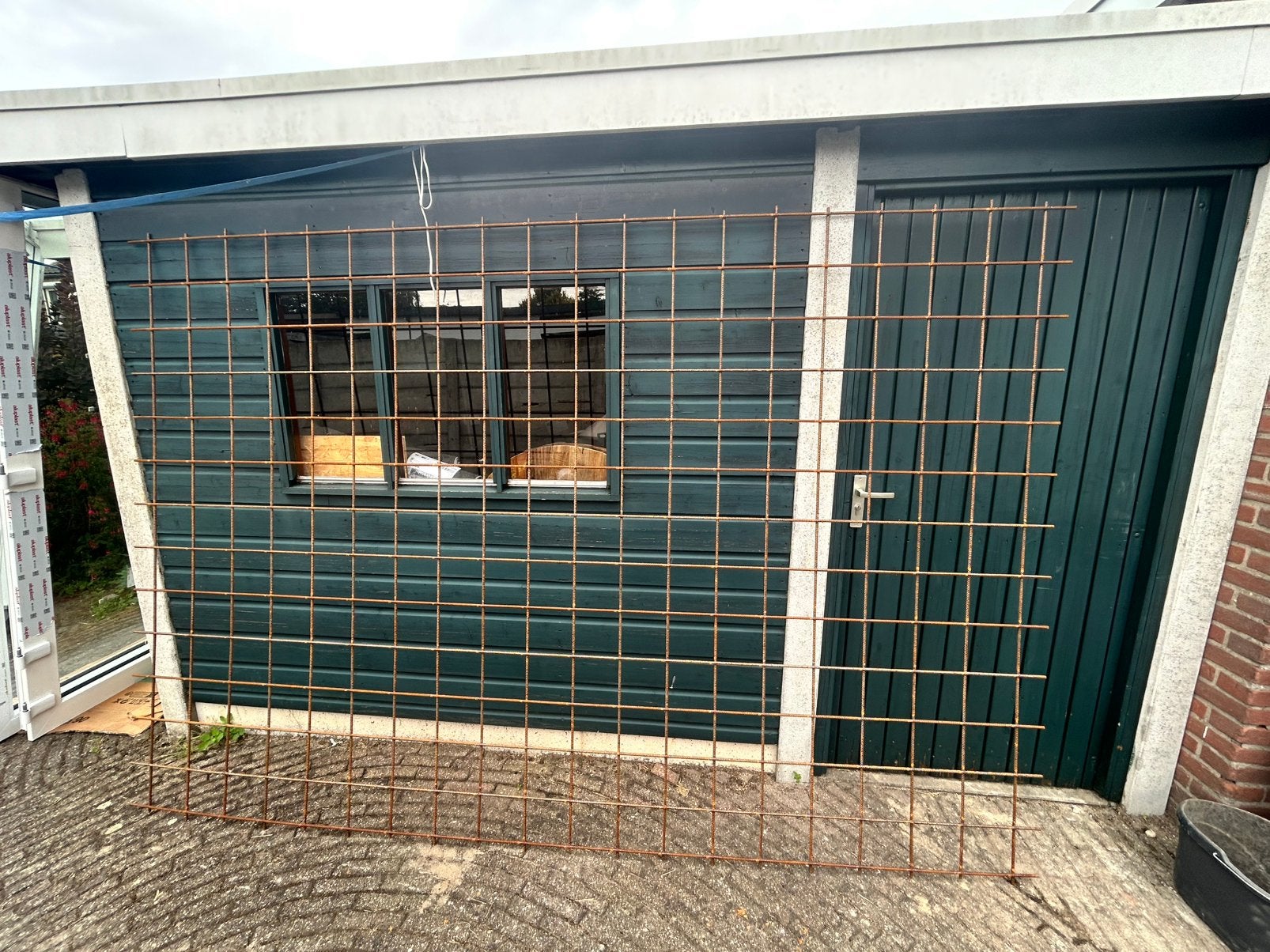 Betonmat 3x2 M, Ophalen, Zo goed als nieuw, 250 mm of meer, Spijkers