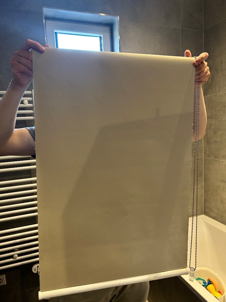 Rolgordijn verduisterend – Kleur “Zandsteen”, Ophalen, Rolgordijn, Verduisterend, Beige