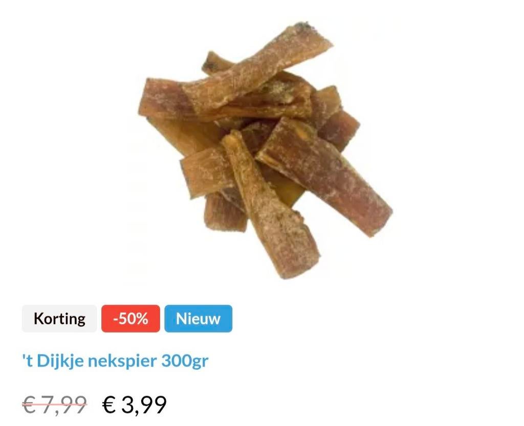 Natuurlijke hondensnacks, Dieren en Toebehoren, Dierenvoeding, Ophalen of Verzenden, Hond