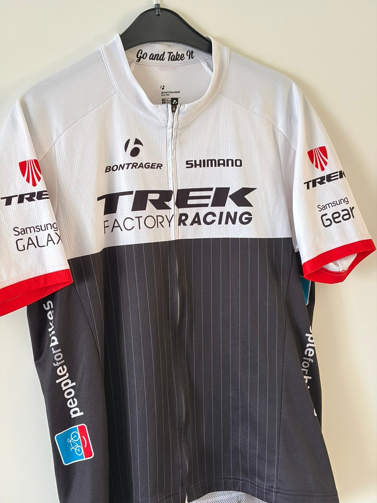 Trek wielershirt, Fietsen en Brommers, Fietsaccessoires | Fietskleding, Ophalen of Verzenden, Zo goed als nieuw, XL, Bovenkleding