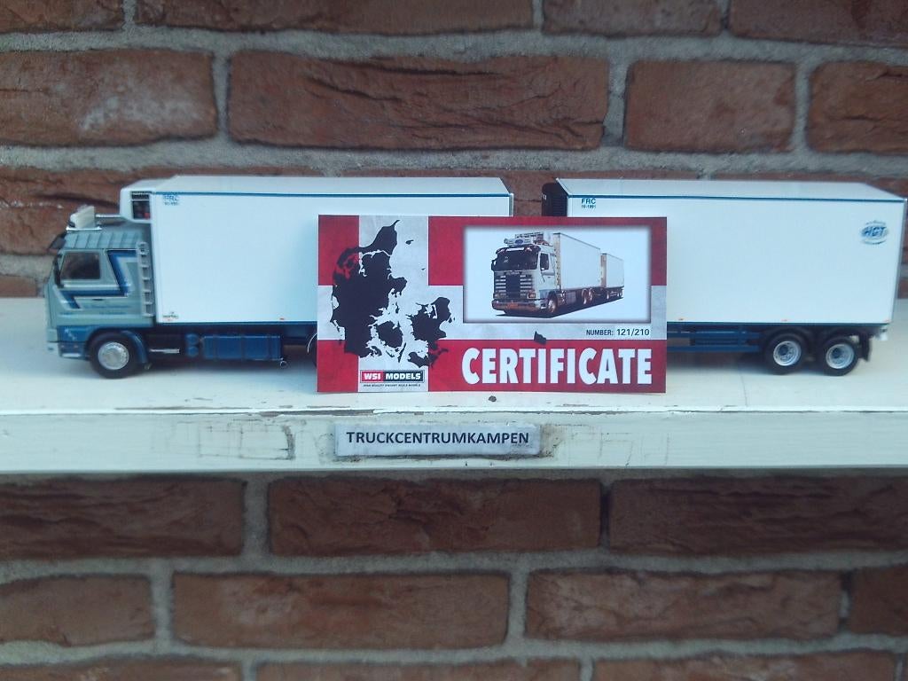 WSI  Scania 3  Streamline  van  HGT  Transport., Hobby en Vrije tijd, Modelauto's | 1:50, Ophalen of Verzenden, Nieuw, Bus of Vrachtwagen