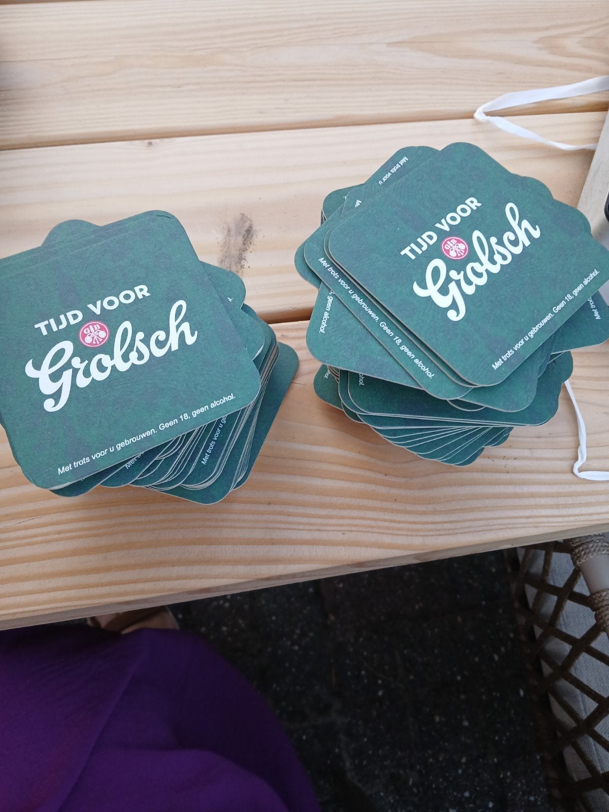 gratis ophalen 100 stuks grolsh bierfiltjes, Verzamelen, Biermerken, Ophalen, Overige merken