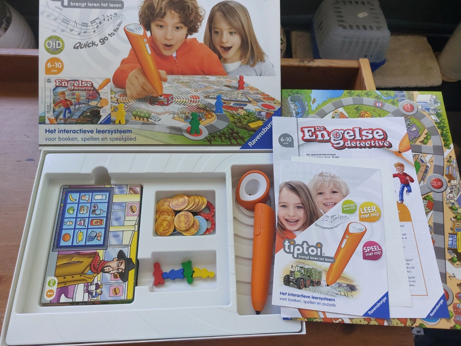 Tiptoi startersset engelse detective met stift, Kinderen en Baby's, Speelgoed | Educatief en Creatief, Ophalen of Verzenden