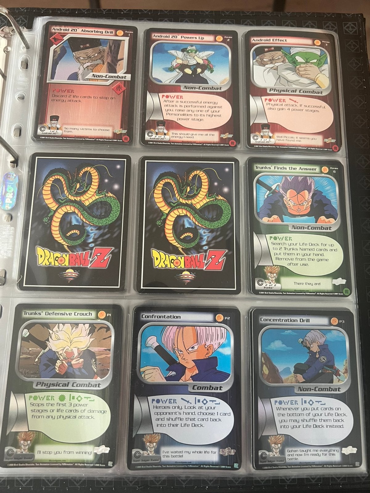 Dragonball z ccg trunks saga limited edition kaarten, Ophalen of Verzenden, Zo goed als nieuw, Meerdere kaarten