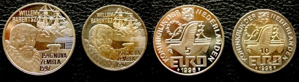 5 & 10 euro Willem Barentsz 1996, Verzenden, Overige waardes