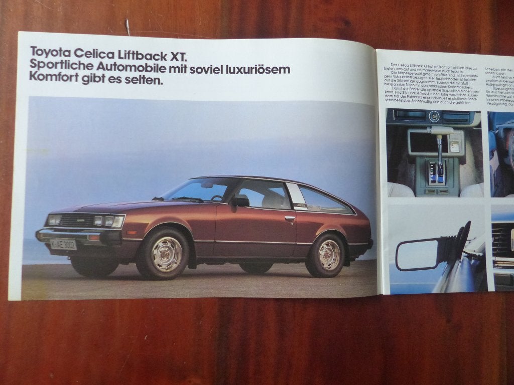 Toyota Celica 1980 1981 brochure, Verzenden, Zo goed als nieuw, Toyota