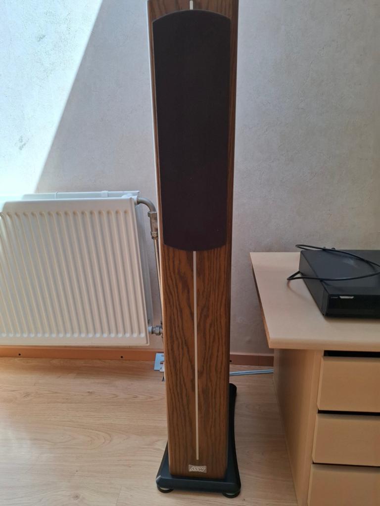 ASW Cantius 404 Vloerstaande Luidsprekers - Hout, Audio, Tv en Foto, Luidsprekers, Zo goed als nieuw, 120 watt of meer, Front, Rear of Stereo speakers