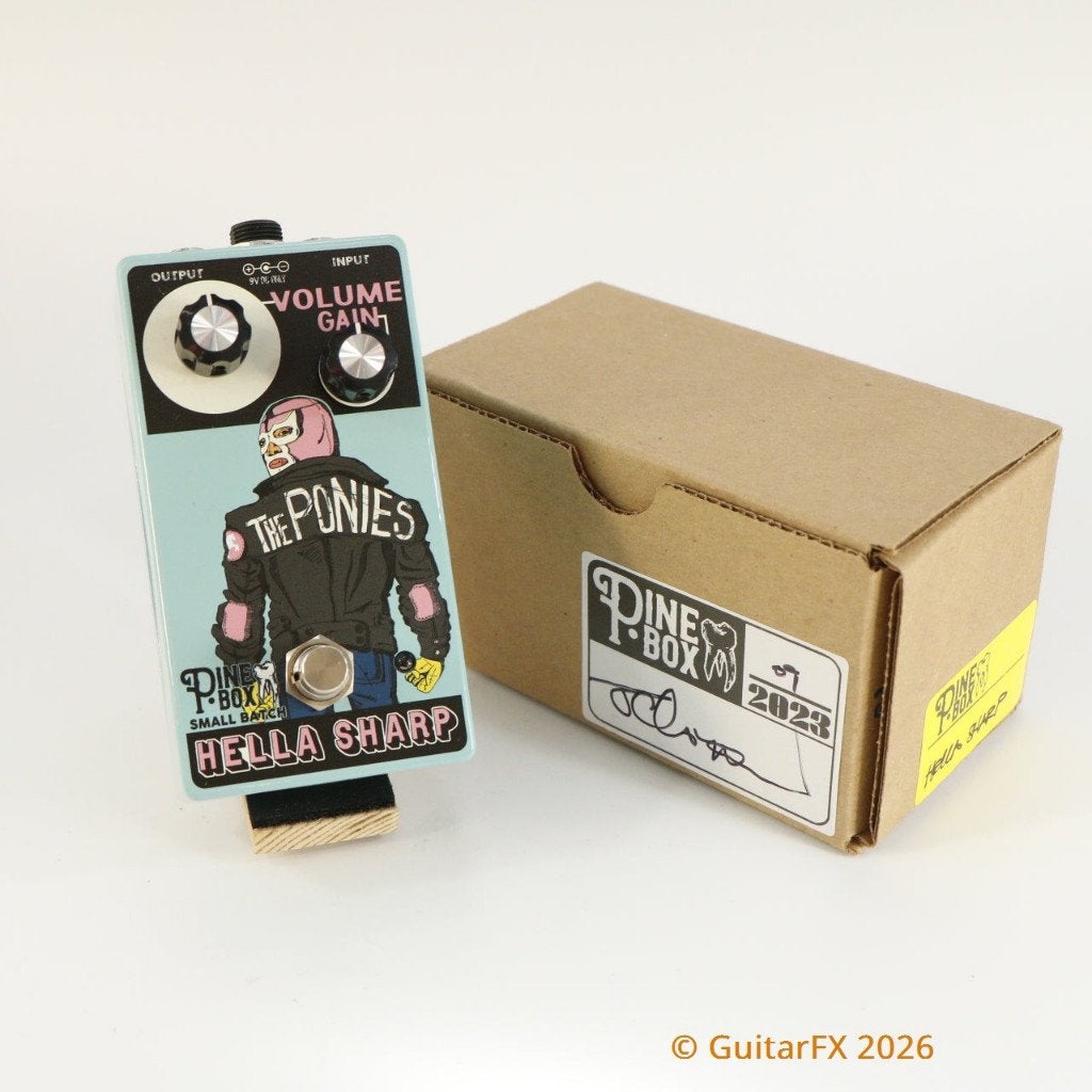 Pine-Box Custom Effects Hella Sharp Fuzz, Muziek en Instrumenten, Volume, Gebruikt, -, -