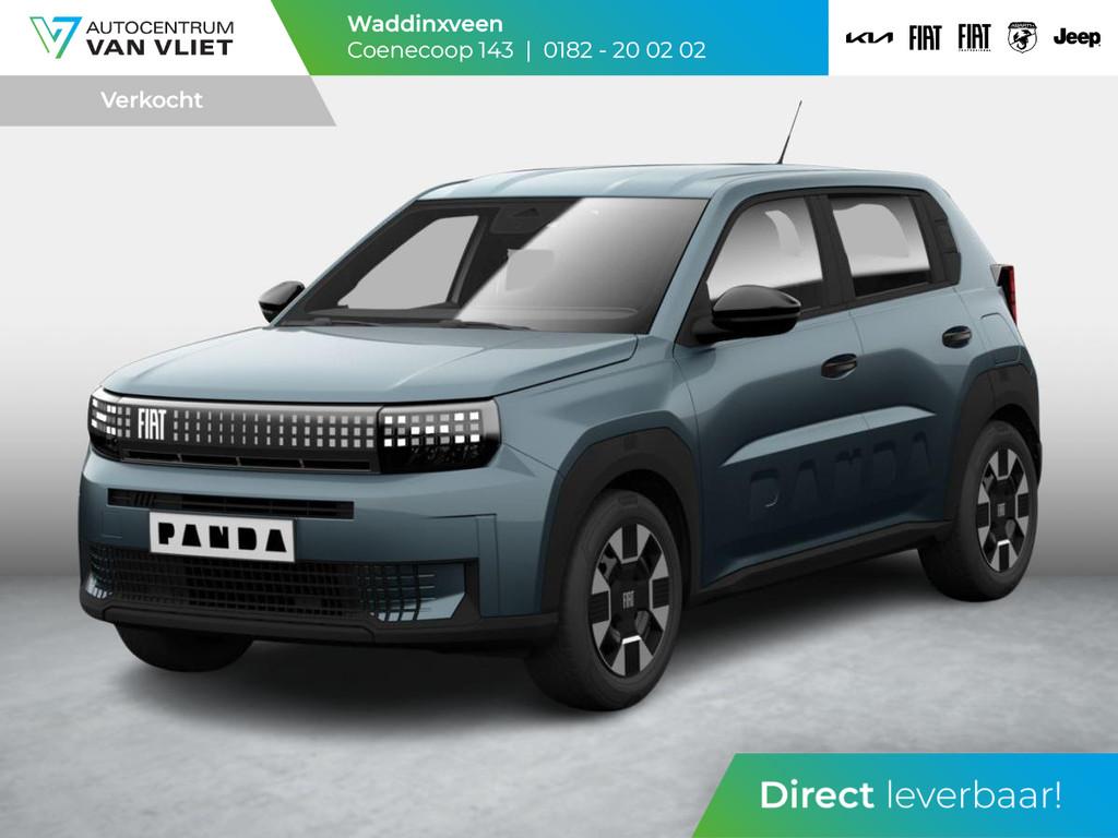 Fiat Grande Panda 1.2 Hybrid ICON, Stof, Met garantie (alle), Blauw, Origineel Nederlands